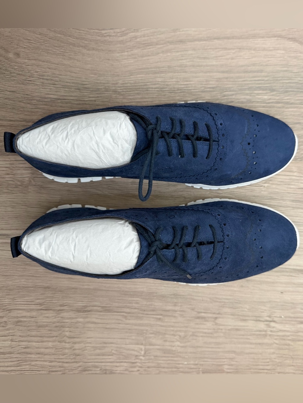 Cole Haan women’s blue suede zero grand